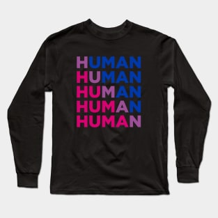 Bisexual Human Long Sleeve T-Shirt